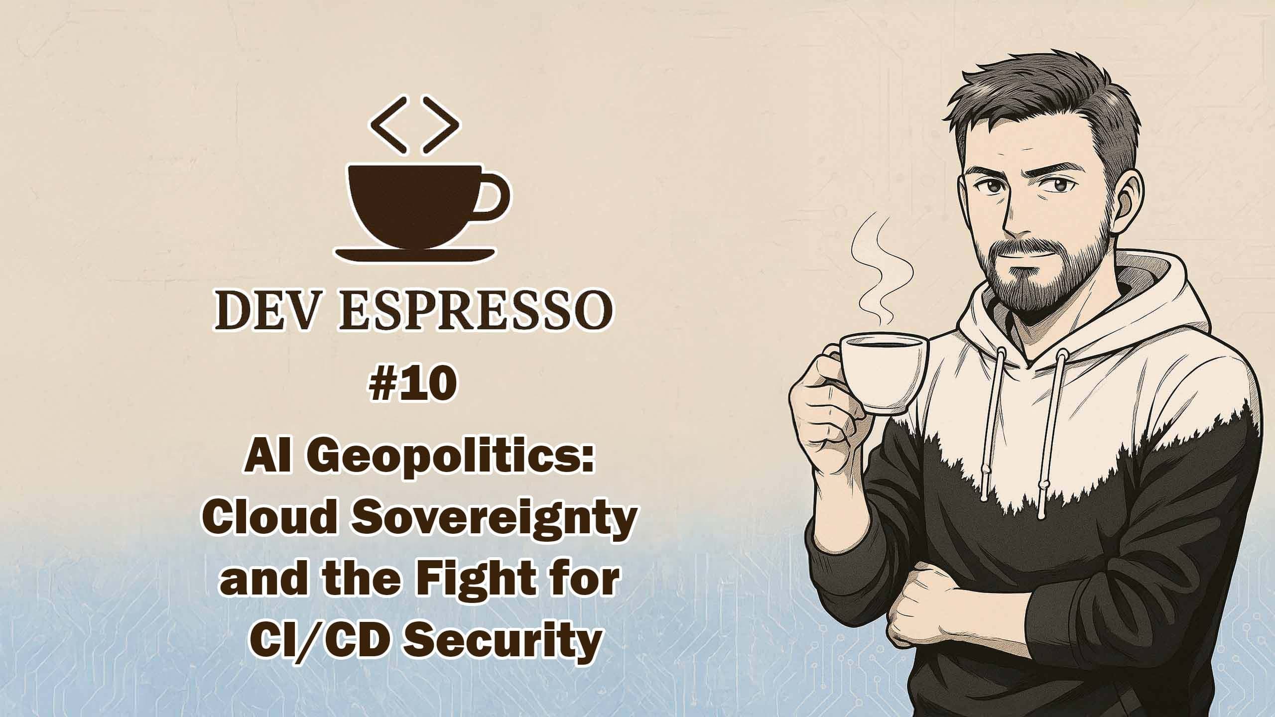 Dev Espresso #10 - AI Geopolitics: Cloud Sovereignty and the Fight for CI/CD Security