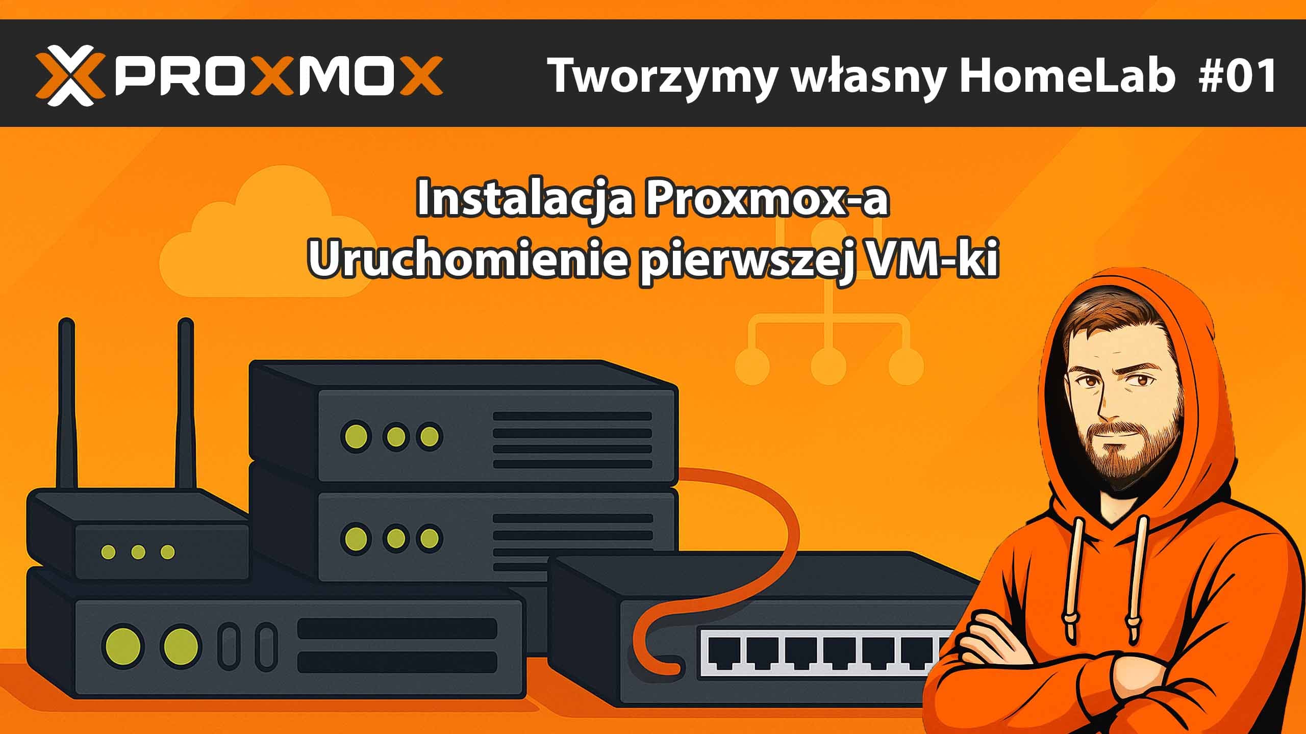 Proxmox #1 — Instalacja i pierwsza maszyna wirtualna (Ubuntu)