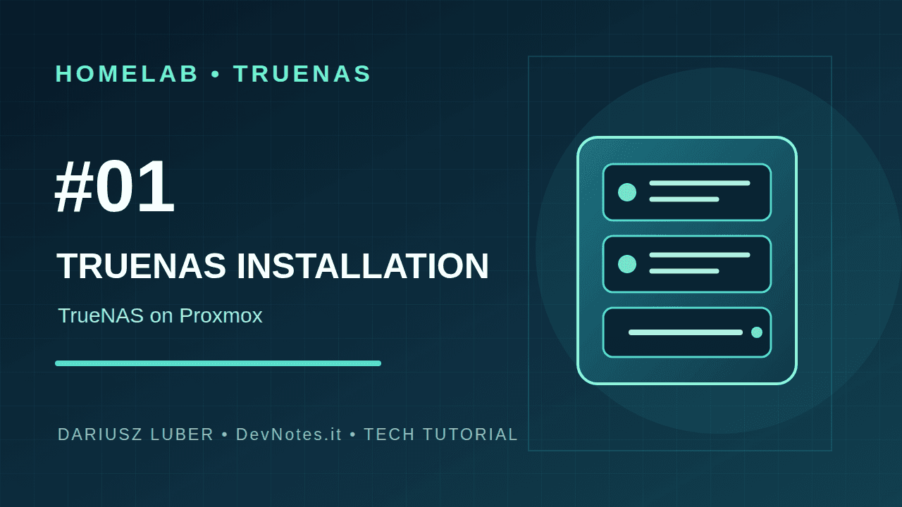 TrueNAS #01 — Build Your Own File Server (NAS) with TrueNAS and Proxmox