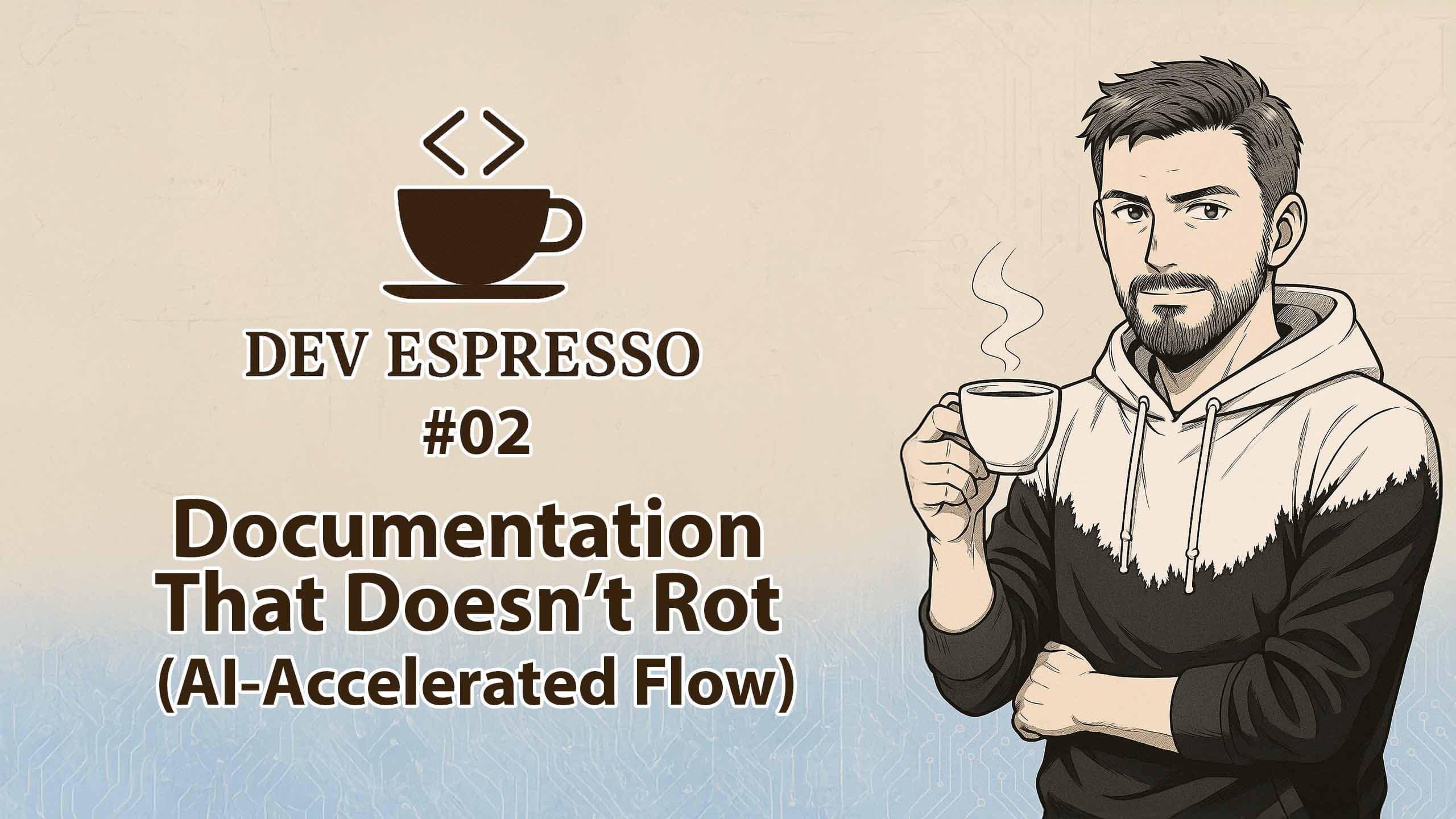 Dev Espresso #2 – Documentation That Doesn’t Rot (AI‑Accelerated Hygiene)